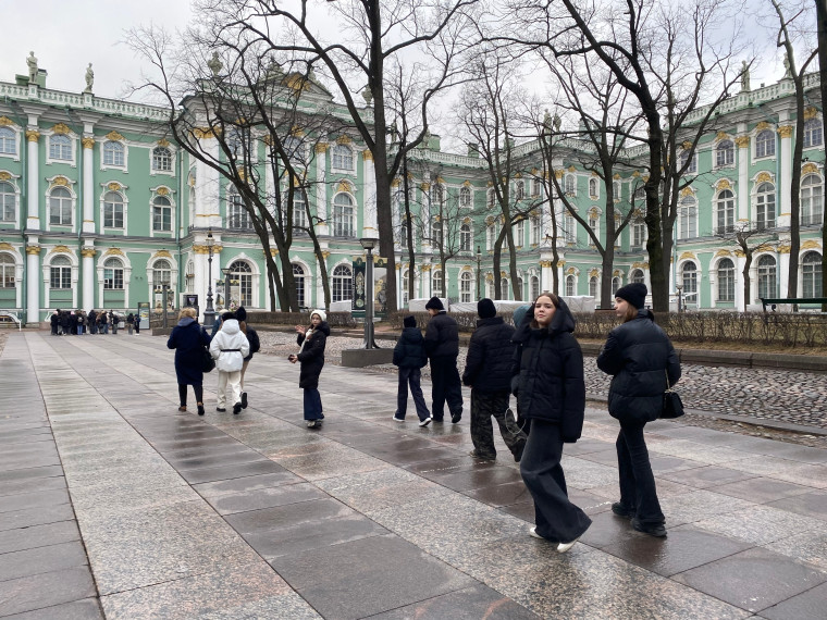 Поездка на каникулах в Санкт-Петербург.